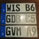 Verkaufe WIS B6 (andere auch Verfügbar) 1 Buchstabe 1 Zahl