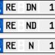 Suche: RE ND 1 / RE DN 1 / RE N 1