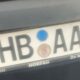 „HB-AA 3 | Seltenes Bremer Wunschkennzeichen | 1-stellig | Rarität“